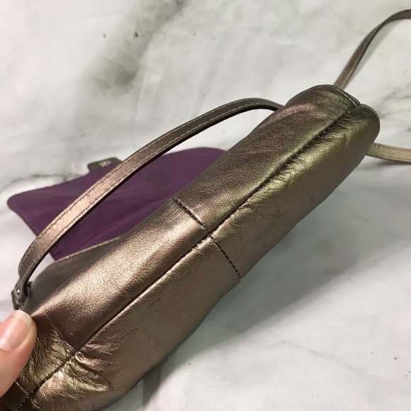 SOLD small Coach flap bag - Picture 4 of 7